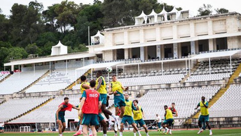 A selecção treinou ontem no Jamor e hoje já vai ter o seu capitão.&nbsp; &nbsp;Foto DR/FPF