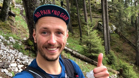 Esta é a fotografia do turista desaparecido, publicada com a autorização do irmão.