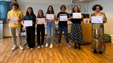 Participaram no projecto duas professoras e cinco alunos