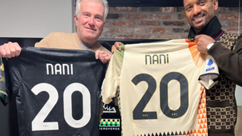 Nani estreia-se pelo Veneza com assistência para o empate 1-1 com
