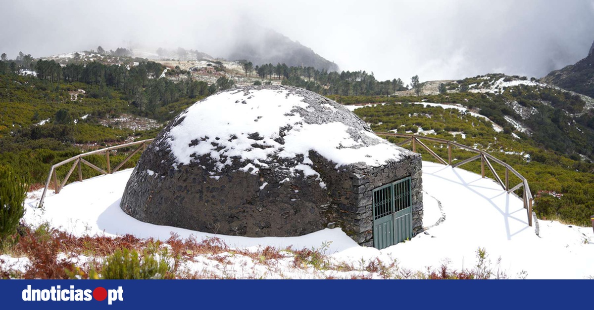 Pico Ruivo Covered in Snow