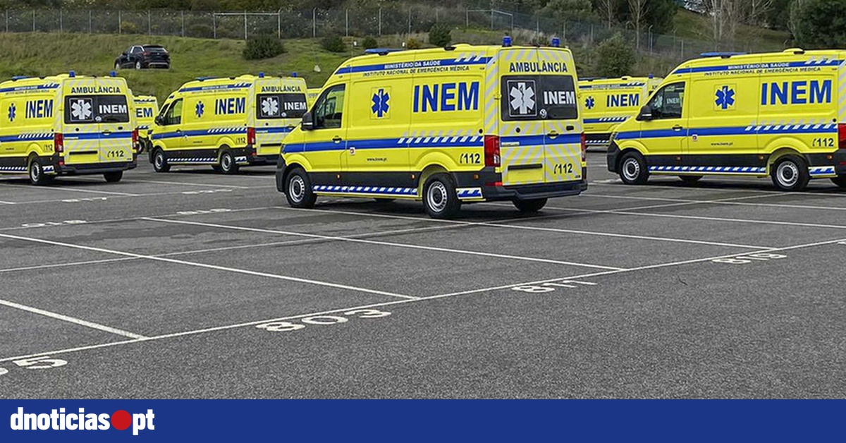 Incêndio destrói cinco viaturas estacionadas no parque do INEM uma ...