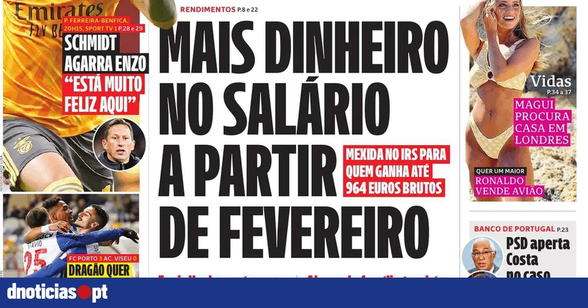 Mexida no IRS que traz boa nova para muitos trabalhadores é ... - Diário de Notícias Madeira