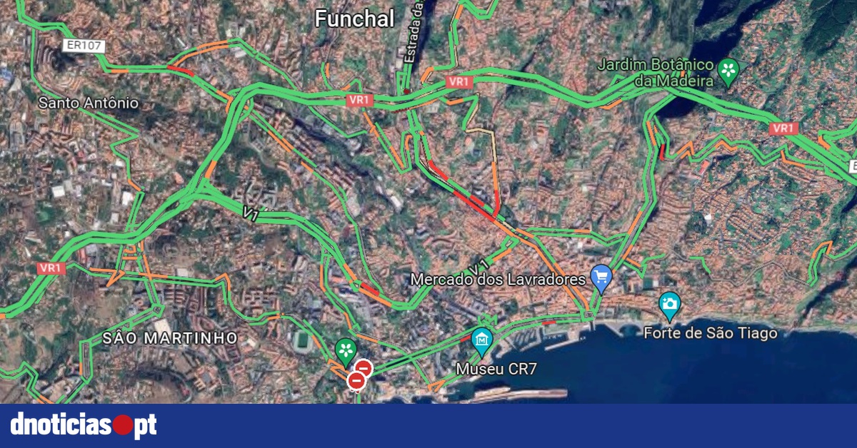 Map Passada Trânsito sem mácula neste início de quarta-feira — DNOTICIAS.PT