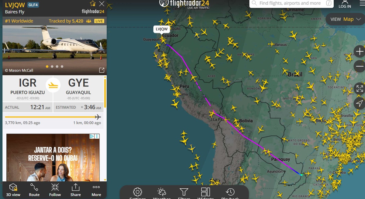 Foto Flightradar24