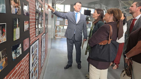 Fernando Figueiredo apresentou algumas fotos da História da escola.&nbsp; &nbsp;