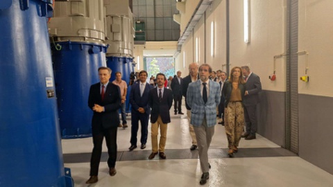 Miguel Albuquerque visitou esta sexta-feira a Central Hidroeléctrica dos Socorridos, infraestrutura em funcionamento desde 1994.